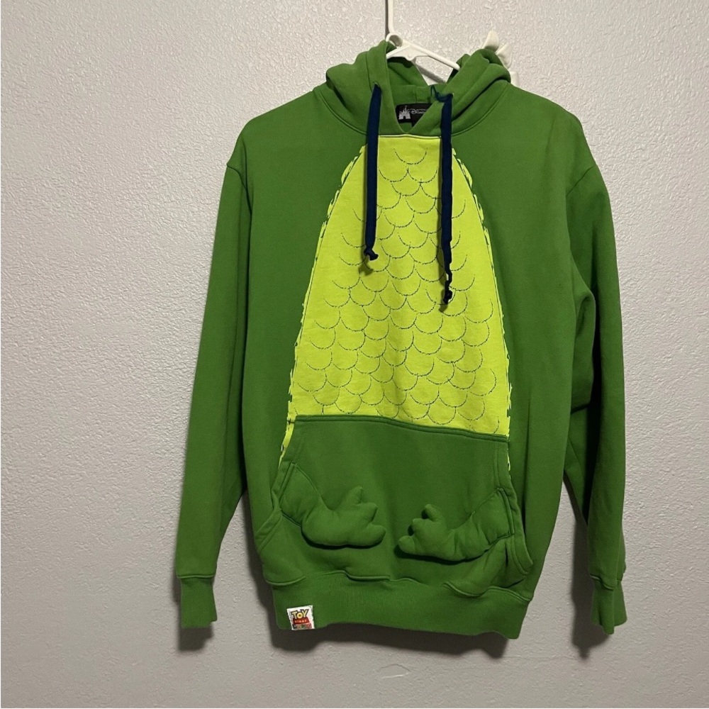 Disneyland Hong Kong Parks Toy StoryLand Dino Pullover Hoodie Cosplay Pullover L